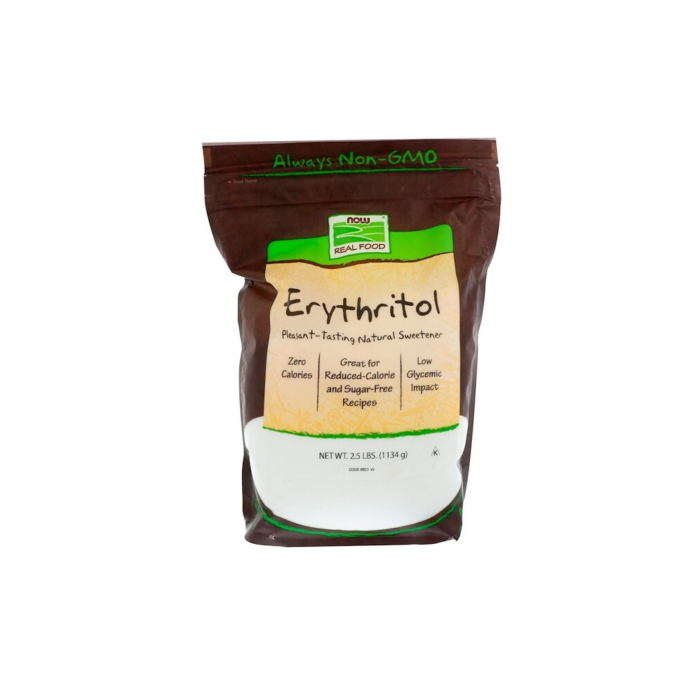 Now Foods, Real Food, Erythritol, Natural Sweetener, 2.5 lbs (1134 g)