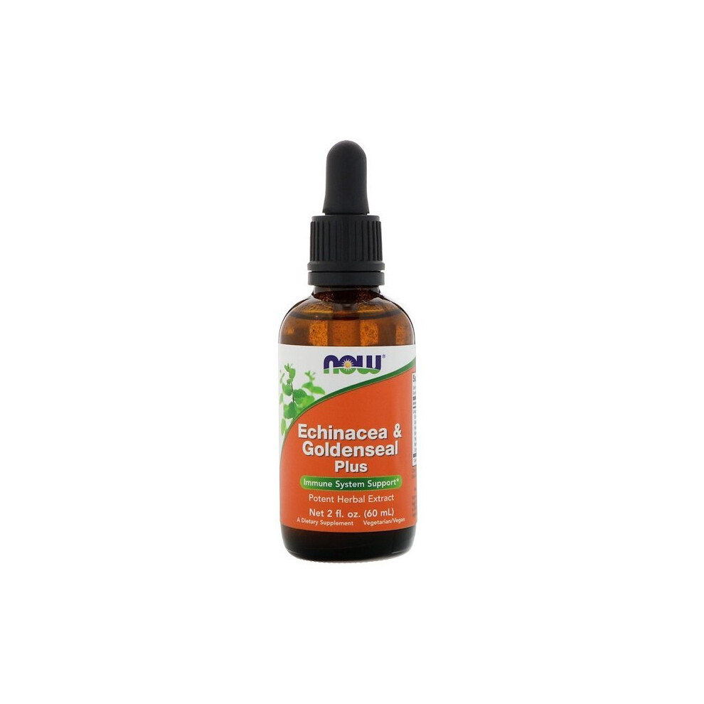 Now Foods , Echinacea & Goldenseal Plus, 2 Fl Oz (60 Ml)