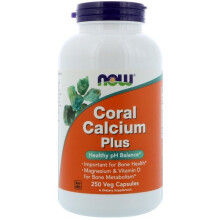 NOW Foods, Koraalcalcium Plus, 250 Veggicapsules