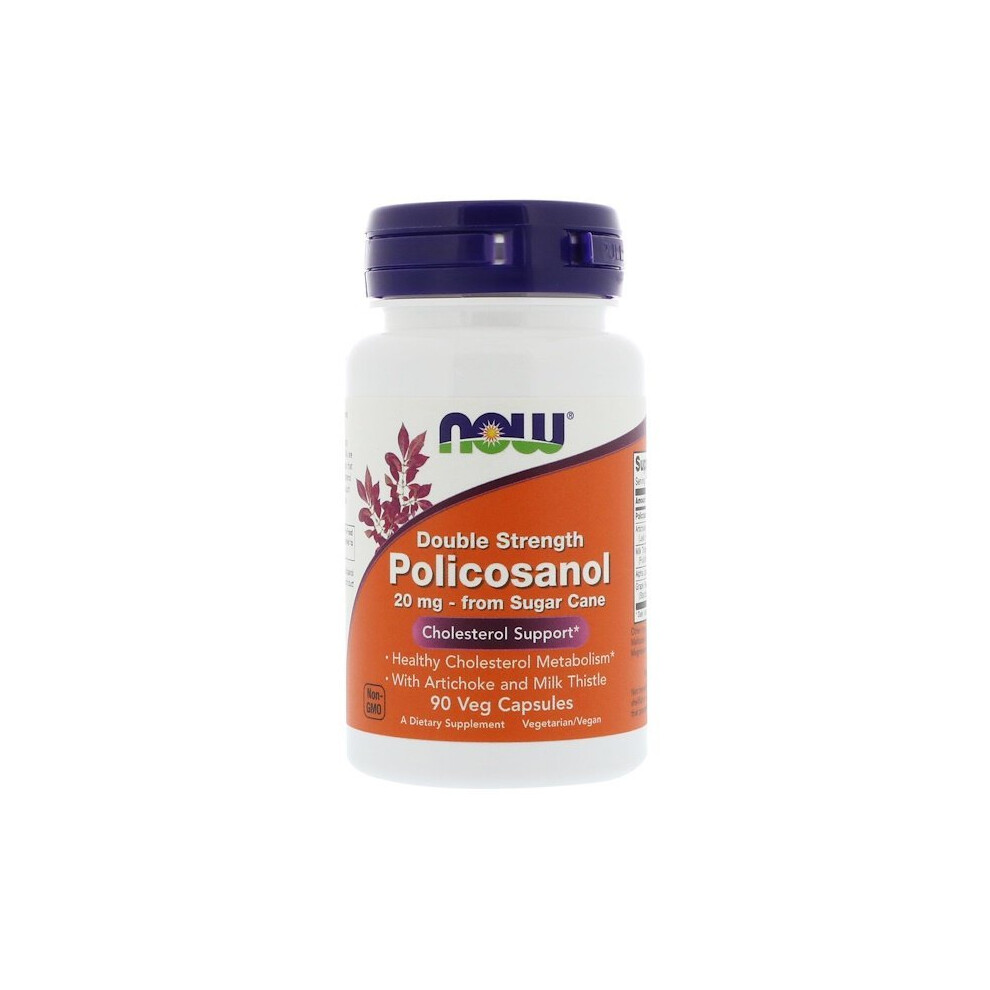 Now Foods , Policosanol, Double Strength, 20 Mg, 90 Veg Capsules