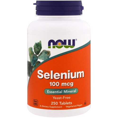 NOW Foods NOW Foods, Sélénium, 100 mcg, 250 Comprimés
