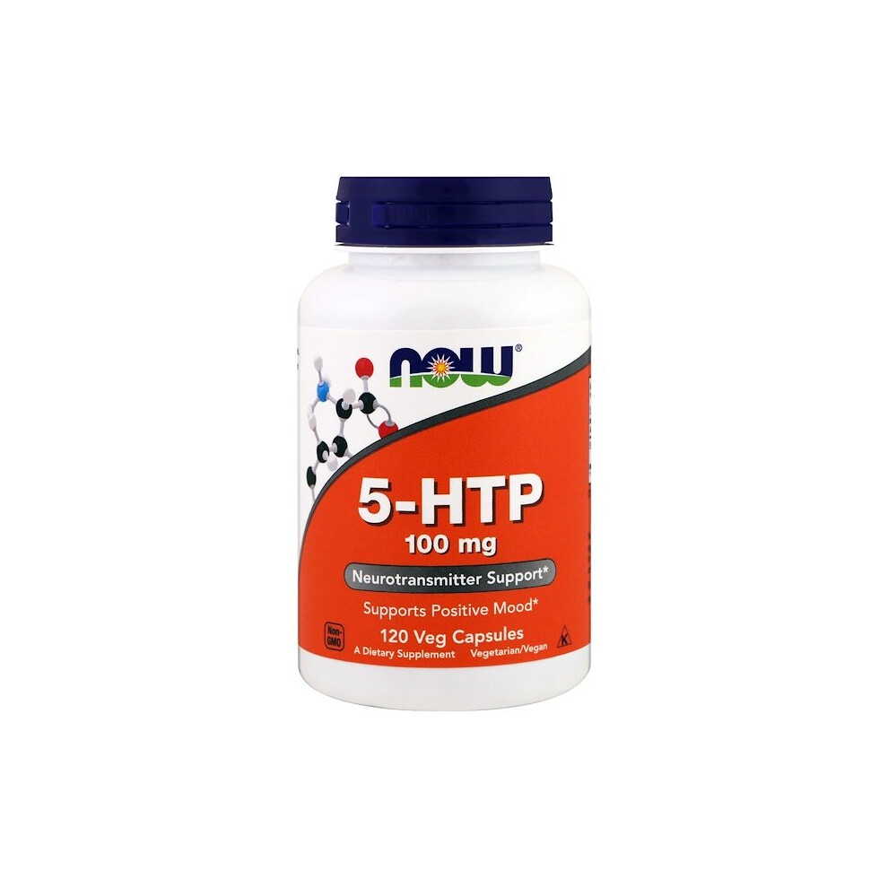 Now Foods, 5-HTP, 100 mg, 120 Veg Capsules