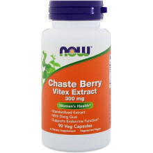 NOW Foods, Chasteberry Vitex-extrakt, 300 mg, 90 Veggie kapslar