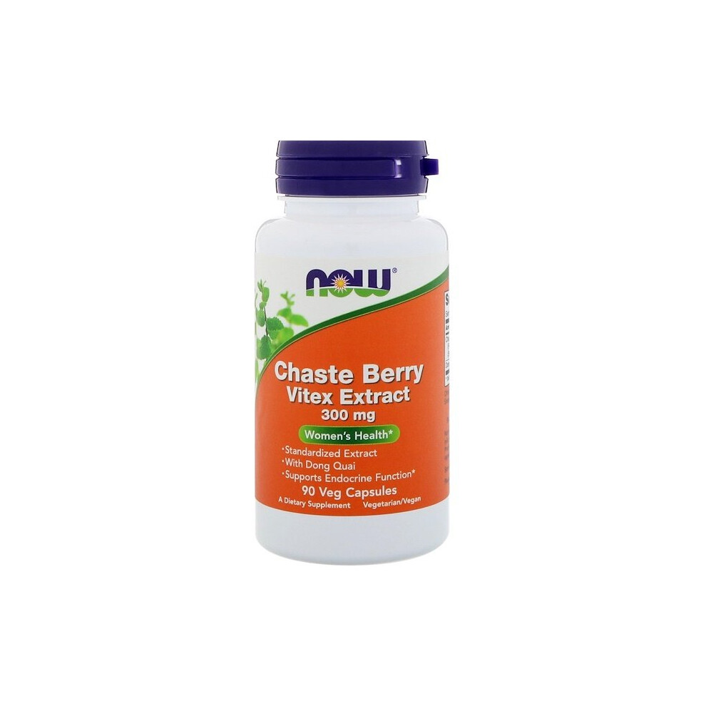 Now Foods , Chaste Berry Vitex Extract, 300 Mg, 90 Veg Capsules