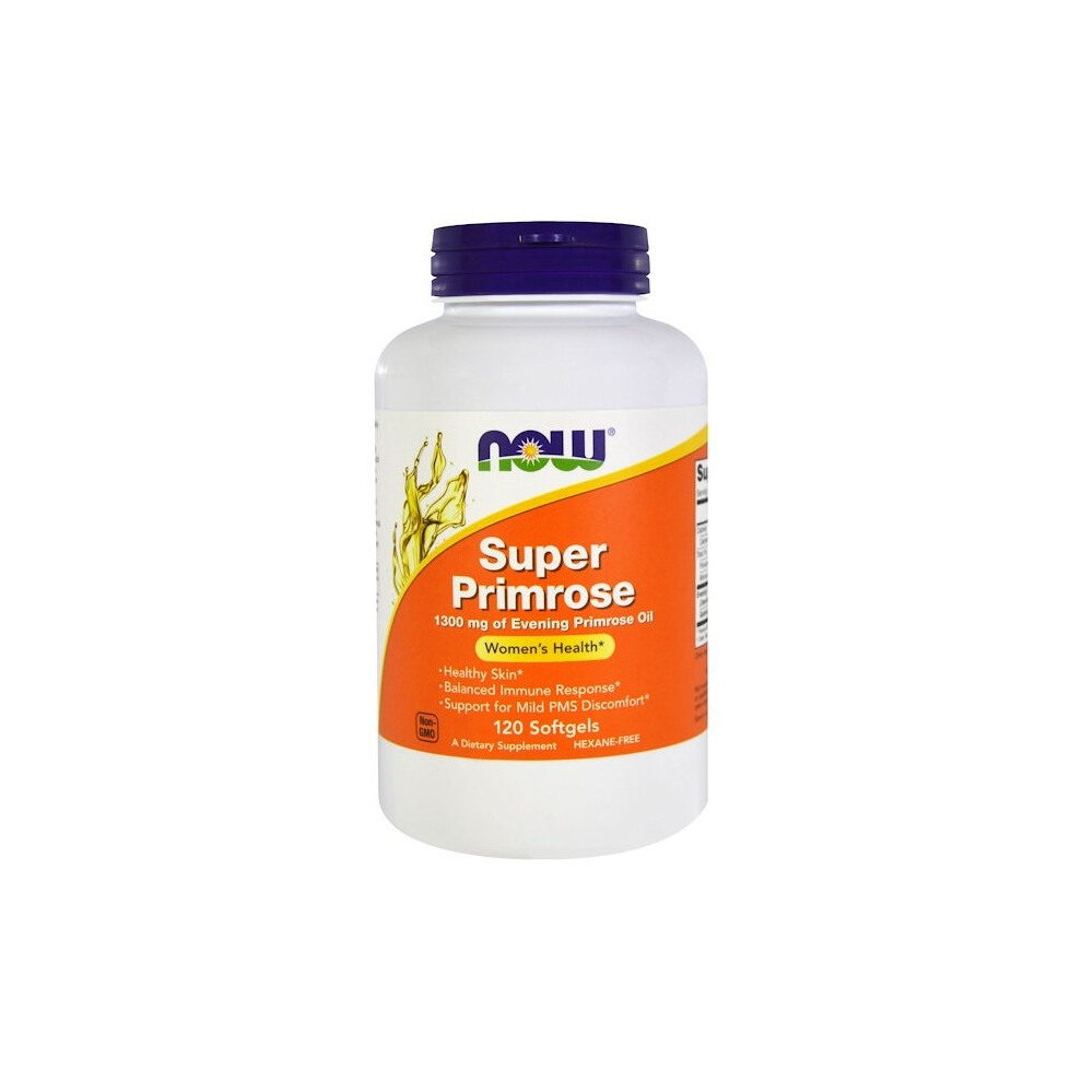 Now Foods, Super Primrose, Evening Primrose Oil, 1300 mg, 120 Softgels