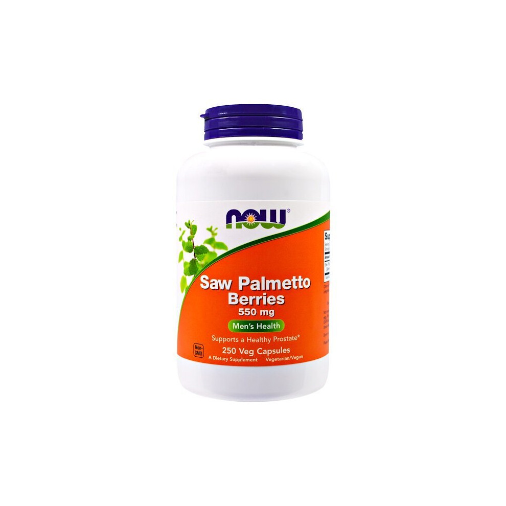 Now Foods , Saw Palmetto Berries, 550 Mg, 250 Veg Capsules