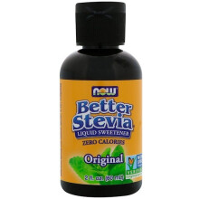 NOW Foods, Better Stevia, Dulcificante Liquido Cero-Calorías, Original, 2 fl oz (59 ml)