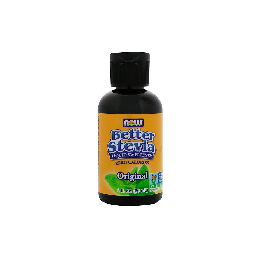 Now Foods , Better Stevia, Zero-Calorie Liquid Sweetener, Original, 2 Fl Oz (60 Ml)