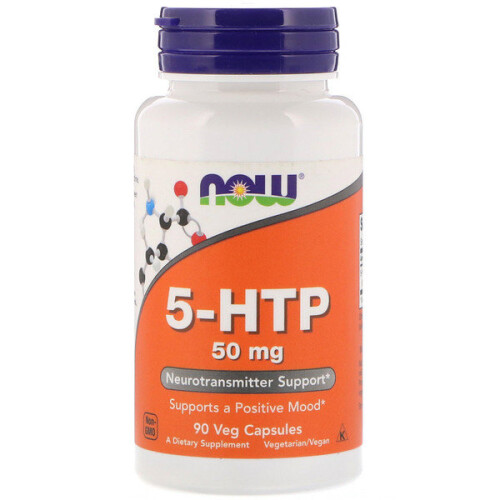 NOW Foods NOW Foods, 5-ΗΤΠ, 50 mg, 90 Βιολογικές Κپسούλες