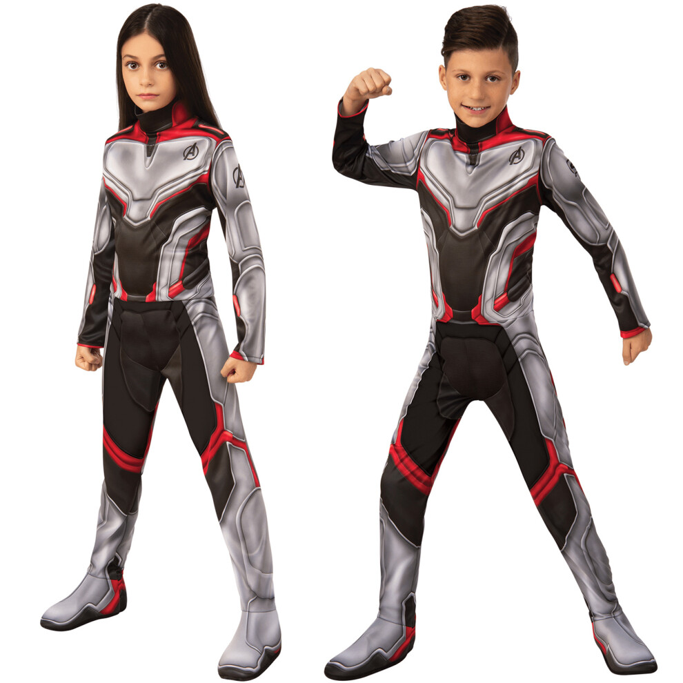 (Medium) Kids Official Avengers Endgame Superhero Team Suit Costume