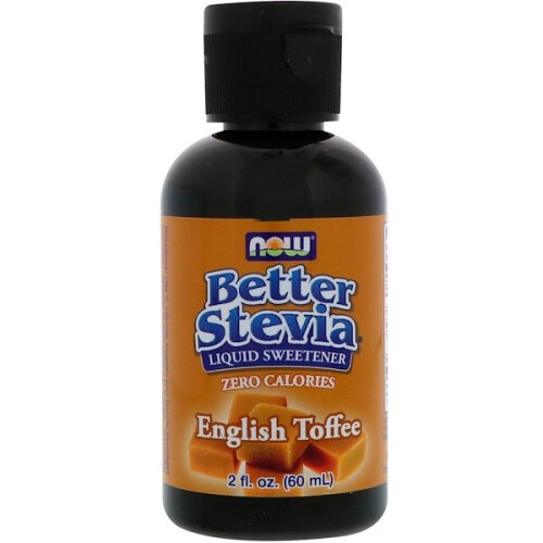 NOW Foods NOW Foods, Καλύτερη Στεβία, Μη-Calorie Liquid Γλυκαντικό, Αγγλικό Τόφφι, 2 fl oz (59 ml)