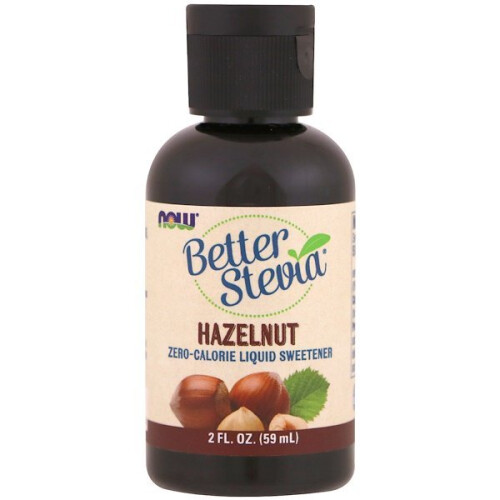NOW Foods NOW Foods, Better Stevia, Zero-Calorie Λιωτό Γλυκαντικό, Hazelnut, 2 fl oz (59 ml)