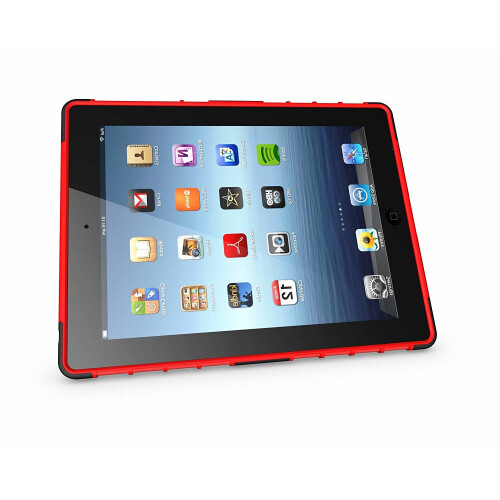 (Red) For iPad 2/3/4 Tough Quality ShockProof Case Cover 1