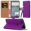 (Purple) For Google Pixel 2 Premium Leather Wallet Case 1