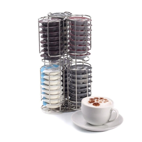 Kabalo Stainless Steel 48 Coffee Pod Capsule Holder Dispenser Stand for Tassimo