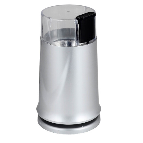 Kabalo 150W Electric Coffee Bean & Nut/Spice Grinder - 50g, Stainless Steel Blade, Safety Lock Lid, Pulse, Silver (A-USB092)