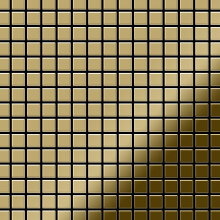 Metal Mosaic Tile Titanium Gold mirror gold 1.6mm Mosaic-Ti-GM