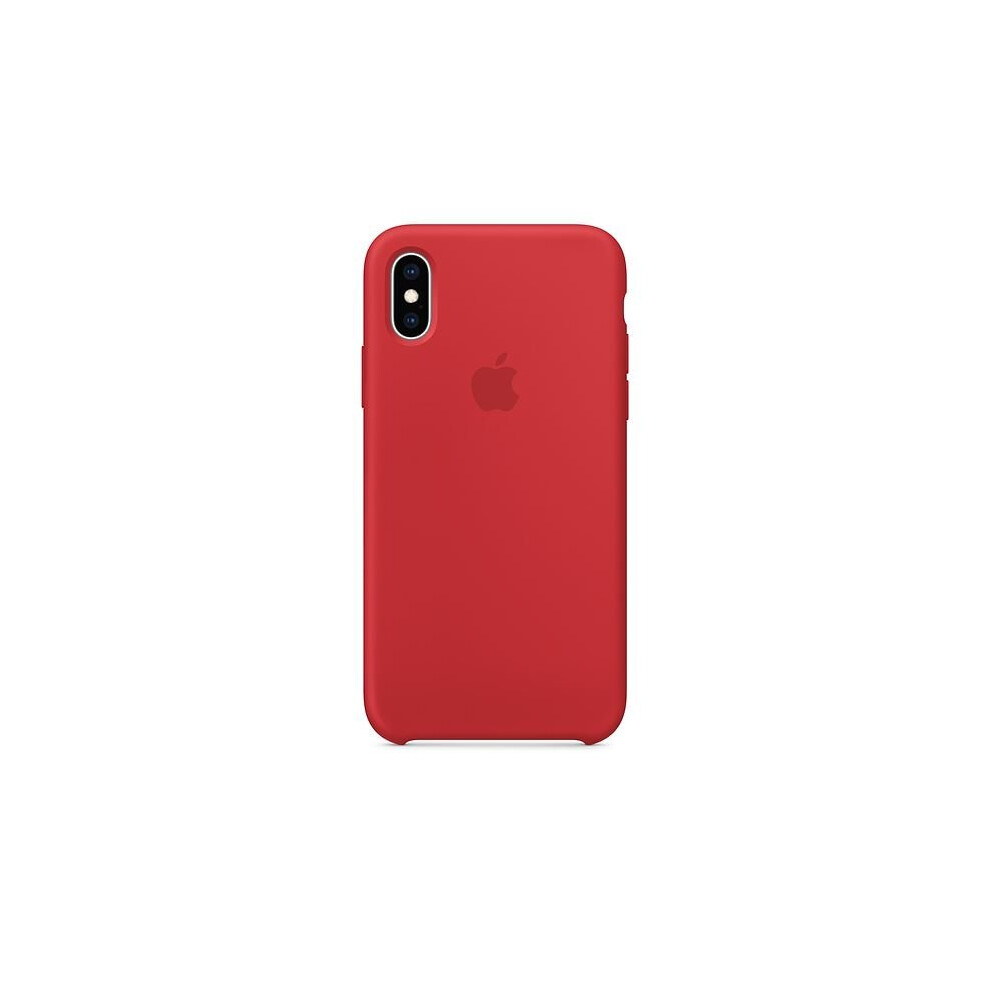 Apple iPhone XS Silicone Case - (PRODUCT)RED