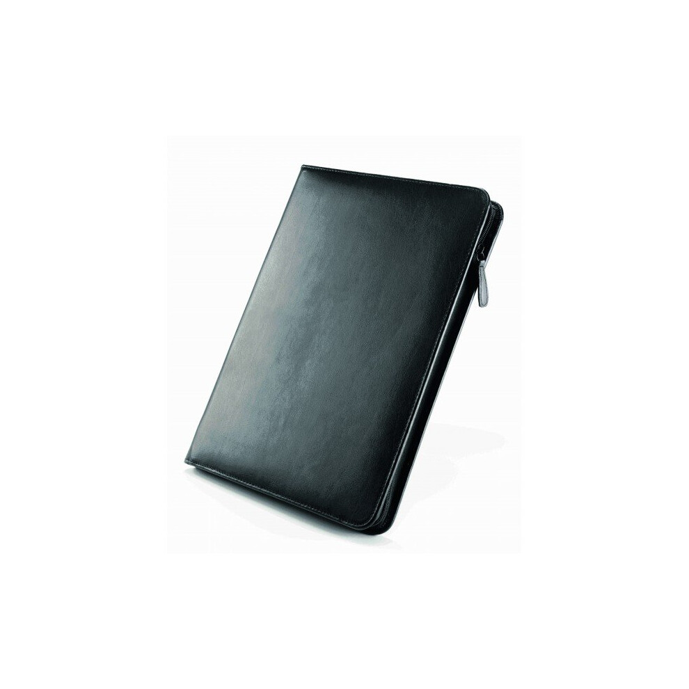 A4 Falcon Leather Conference Folder - FI6512 Black