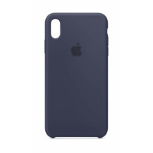 Genuine Apple Silicone Case Back Cover for iPhone XS Max - Midnight Blue (MRWG2ZM/A)