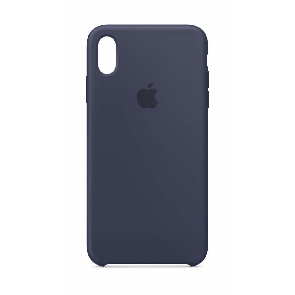 Apple Genuine Silicone Case Back Cover For Iphone Xs Max - Midnight Blue (Mrwg2zm/A)