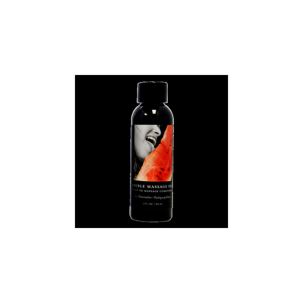 Earthly Body Edible Massage Oil 2Oz-Watermelon