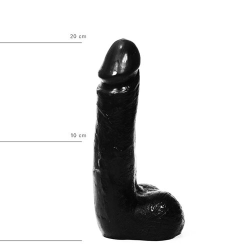Dildo All Black 20 cm  Dildo Dildo Normal - All Black
