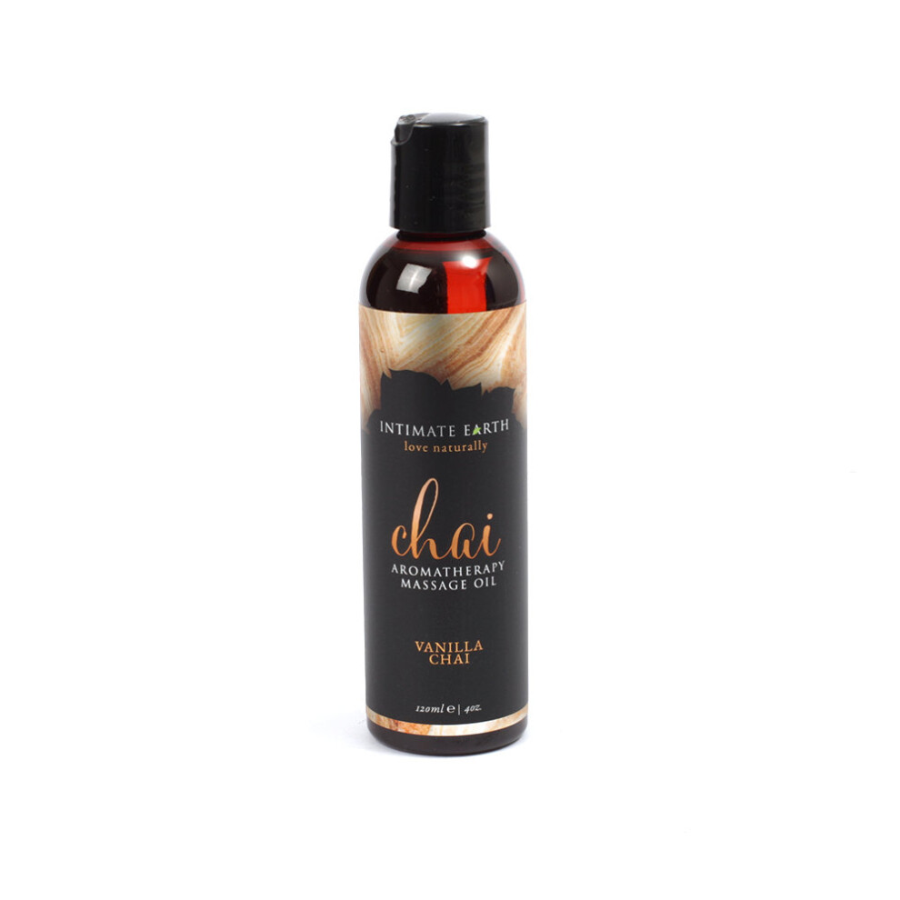 Intimate Earth Chai Aromatherapy Massage Oil - Vanilla 120Ml