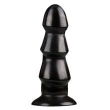 Kokomusta Pyramid-anaalitulppa 17 cm