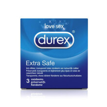 Durex Originals Ekstra Sikre Kondomer 3 stk.