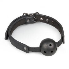 Ball Gag With PVC Ball - Black  BDSM Whips and Ball Gags - Easytoys Fetish Collection