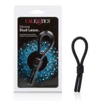 Silicone Stud Lasso Ring Black