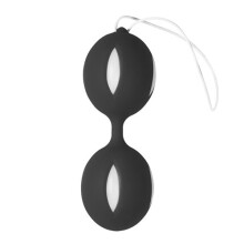 Wiggle Duo Kegel Ball - Black/White  Toys for ladies Geisha Balls - Easytoys Geisha Collection