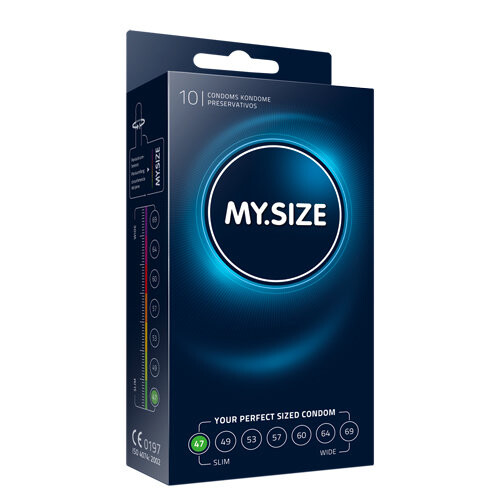 MY.SIZE 47 mm 10pcs  Pharmacy Condoms - My.Size