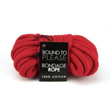 Bound to Please Bondage Rope Red