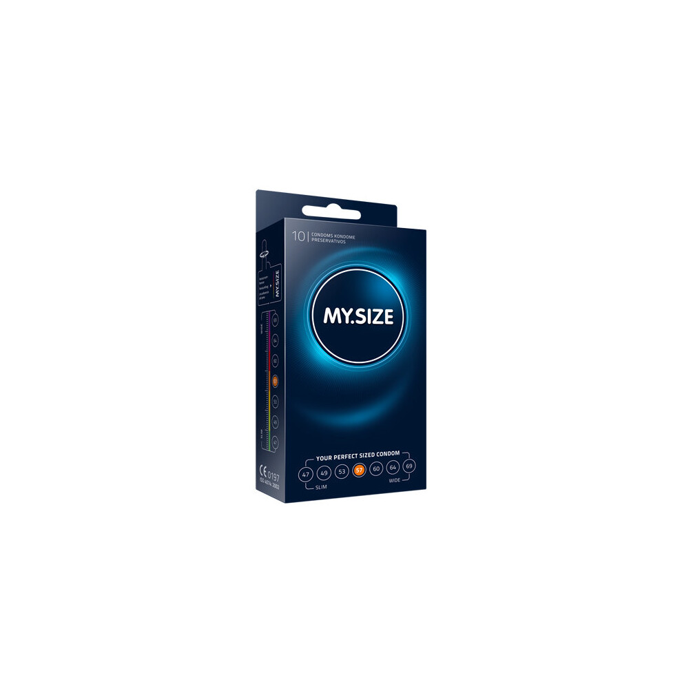 My.size 57 Mm 10Pcs Pharmacy Condoms
