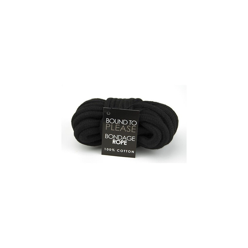 Bound to Please Bondage Rope Black