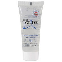 Just Glide fugtgivende vandbaseret glidecreme 20 ml