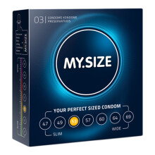 MY.SIZE 53 mm 3pcs Pharmacy Condoms - My.Size
