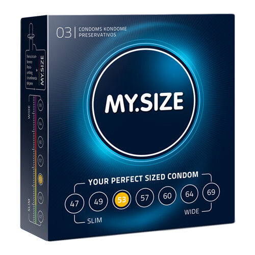 MY.SIZE 53 mm 3pcs  Pharmacy Condoms - My.Size