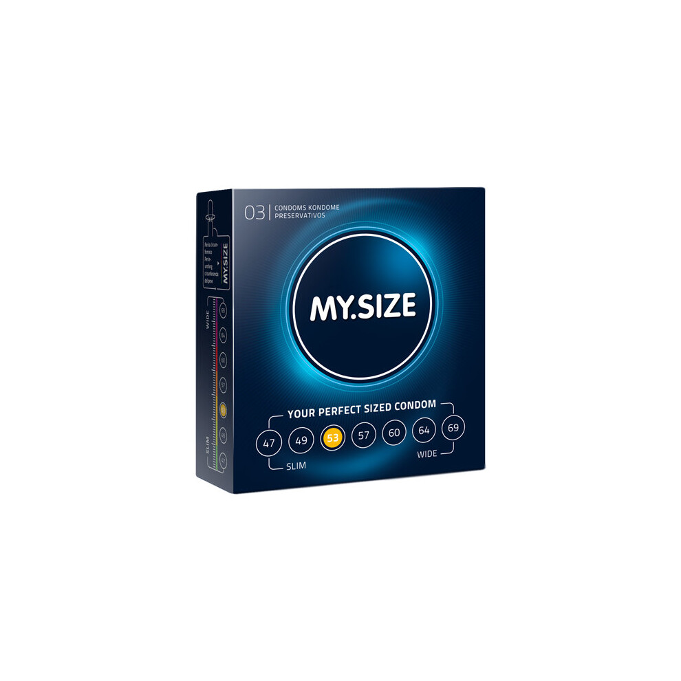 My.size 53 Mm 3Pcs Pharmacy Condoms