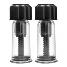 Black Maxxx Powerful Twist Nipple Suckers Toys for ladies Nipple Suckers - Master Series