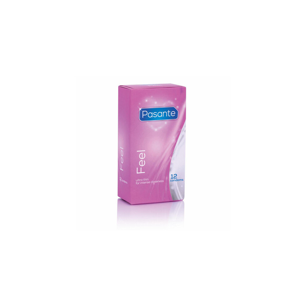 Pasante Feel Condoms - 12 Condoms  Pharmacy Condoms - Pasante