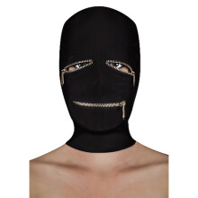 Ekstrem maske med lynlås til øjne og mund 1 Av ved shots