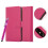 (Pink) For iPhone 8 Premium Leather Wallet Case Cover 7