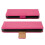 (Pink) For iPhone 8 Premium Leather Wallet Case Cover 5