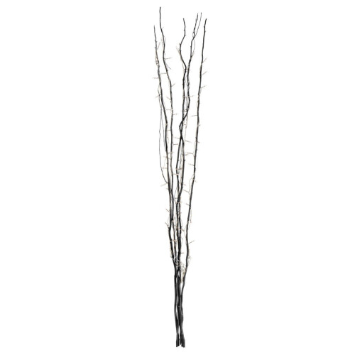 Premier Housewares Decorative Black Twigs 80 Interwoven Lights
