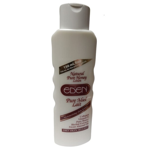 Eden Natural Καθαρό Μέλι Ενυδατική Λοσιόν για το δέρμα 750ml