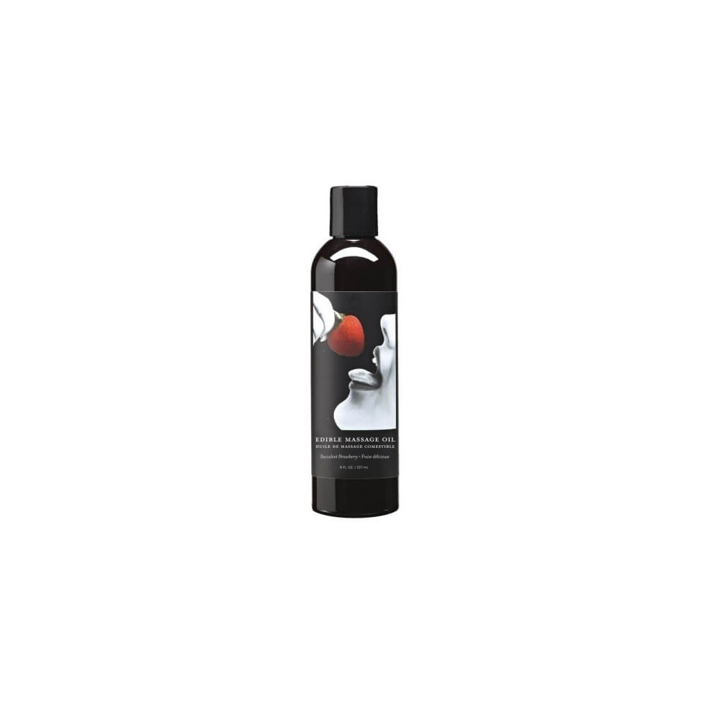 Earthly Body Edible Massage Oil-Strawberry