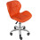 Charles Jacobs (Orange) Charles Jacobs Cushioned Swivel Office Chair 3